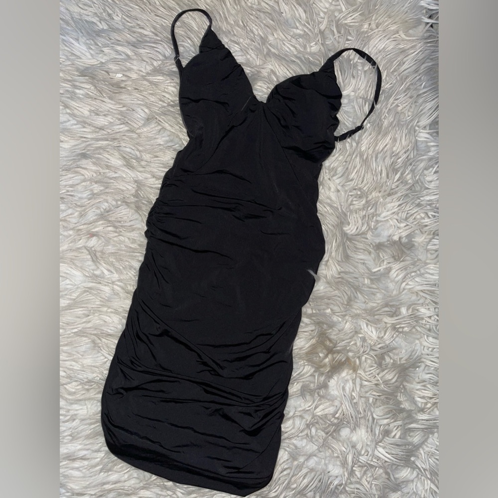 tiger mist body con mini dress